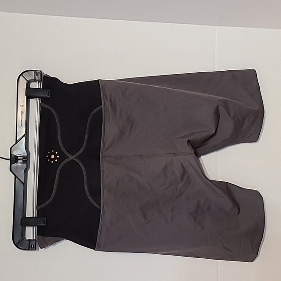 Copperlife Women's workout shorts, back support, slate gray, Large - Picture 1 of 8